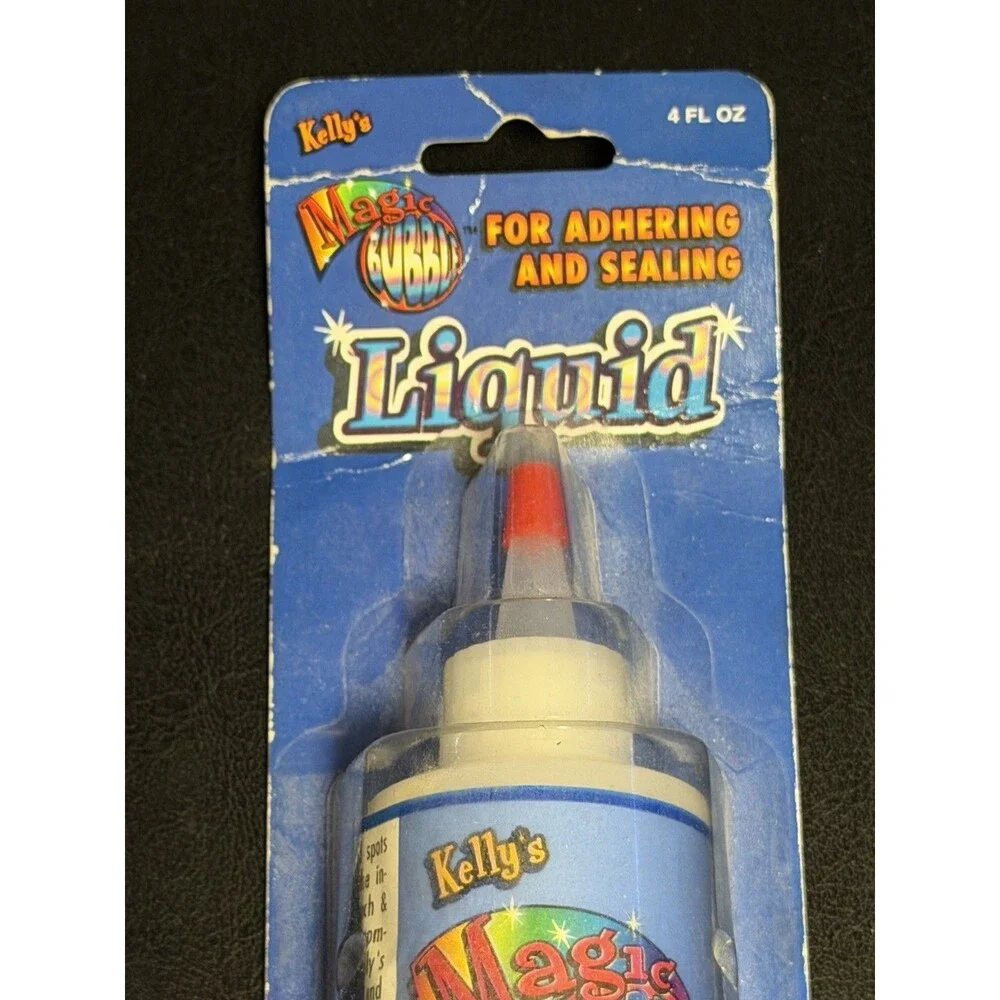 NOS Kelly’s Magic Bubble Liquid 4 oz Sealed Craft Ornament Adhesive 2000